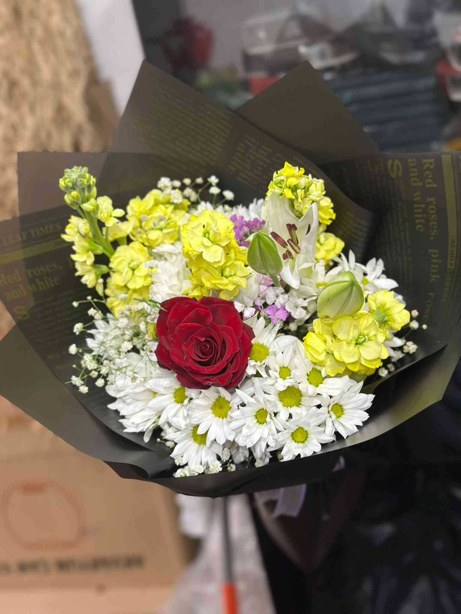 Renkli Şebboy buketi