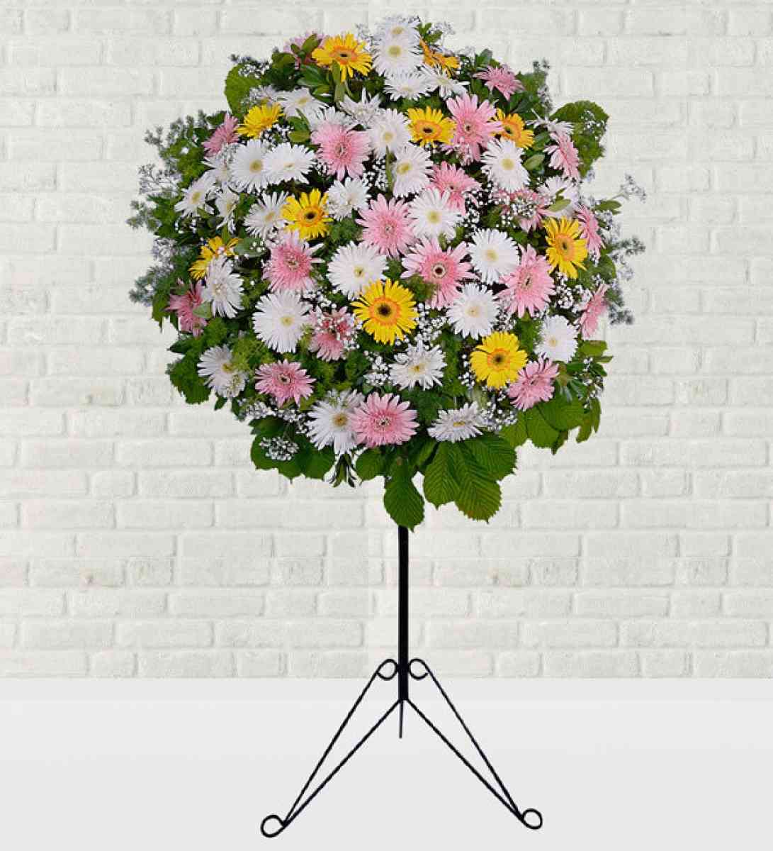 Renkli Gerbera Açılış Çelengi